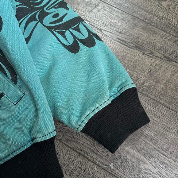 Rare FW19 Worn Supreme Makah Canvas Bomber ZipUp Work Jacket - Picture 4 of 8